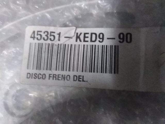 DISCO FRENO DELANTERO KYMCO VENOX ORIGINAL