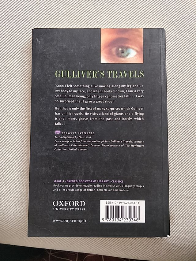 libro en inglés de Gulliver's travels