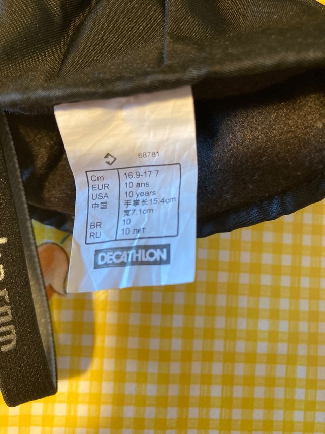 Manopla Decatlón niño talla 10 años