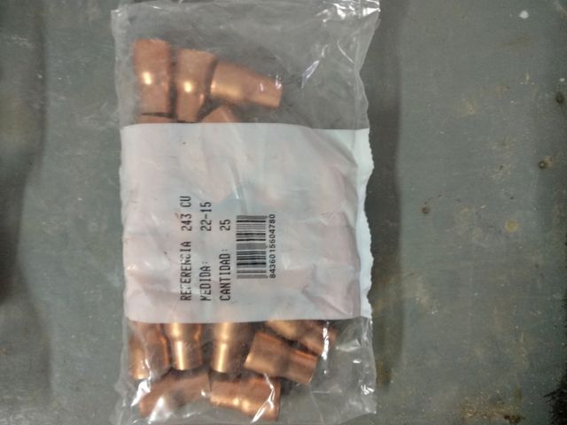 Bolsa 25 unidades reducciones 22/15 M/H