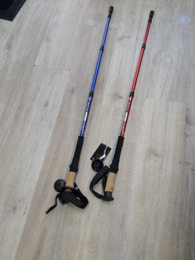 bastones nieve senderismo