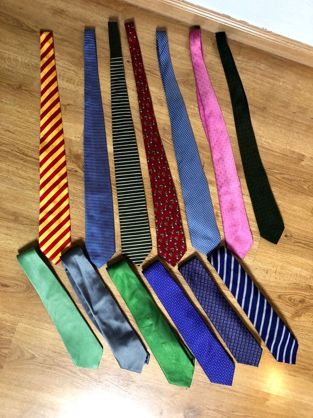 Corbatas seda y lana. Varias marcas y modelos