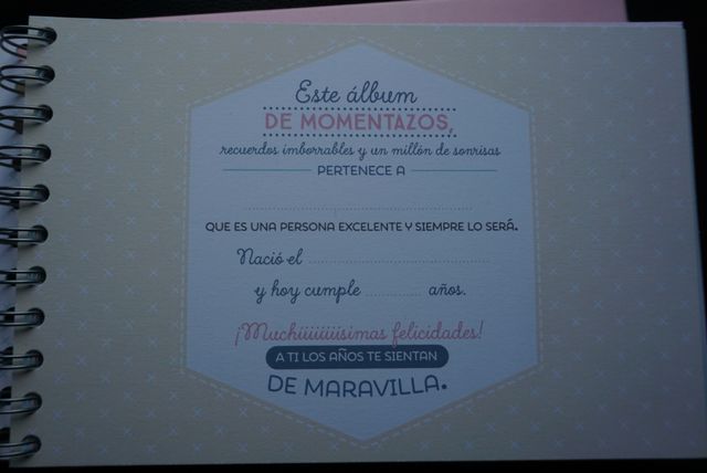 Álbum de cumpleaños Mr Wonderful