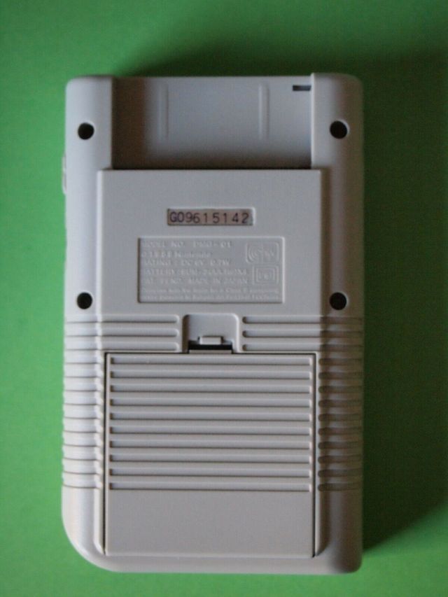 Game Boy antigua pegatina trasera serie