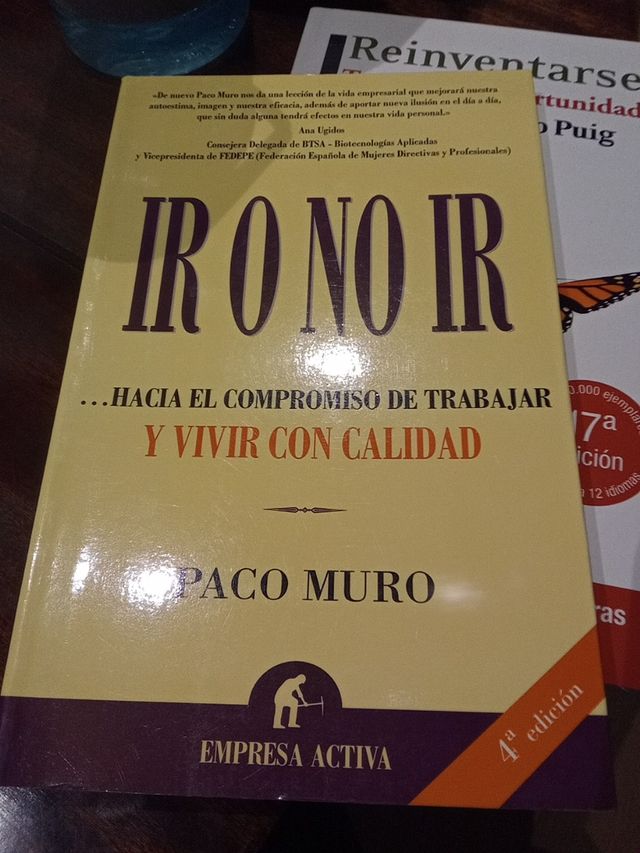 libro ir o no ir. paco muro
