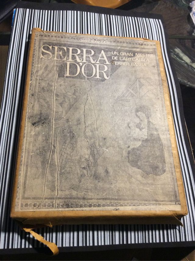 Serra d'Or.. Plancha matriz metalic