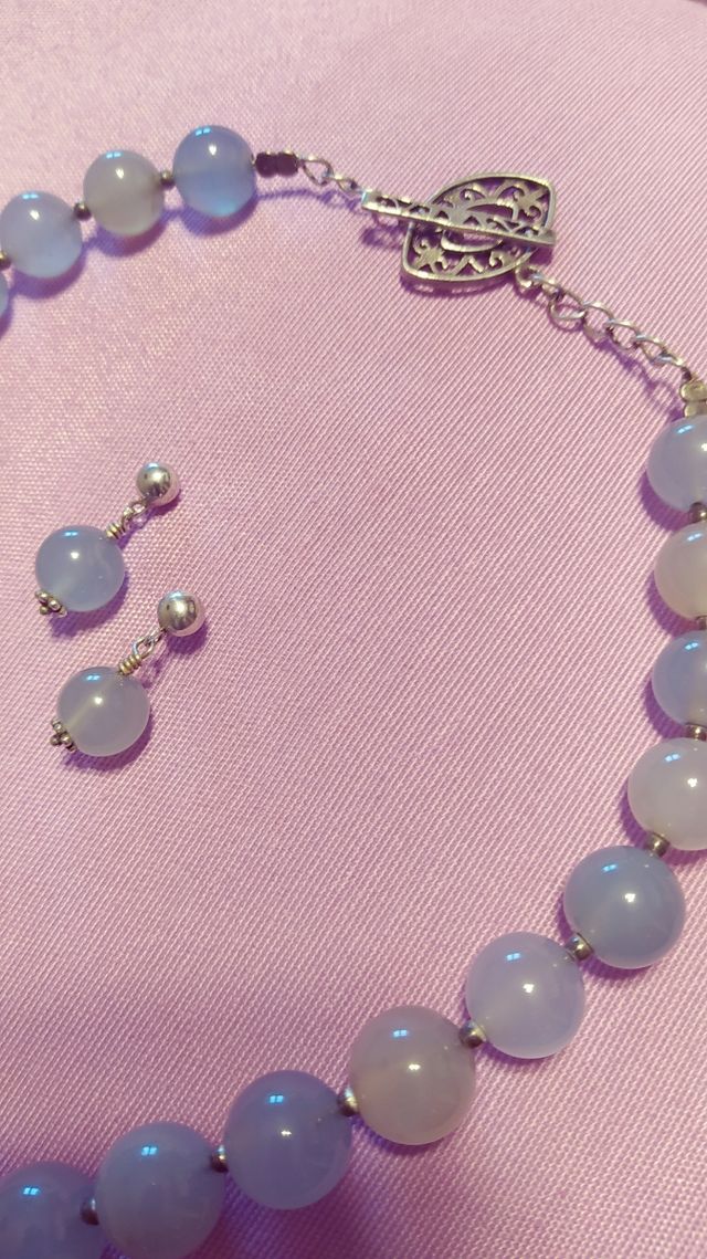 conjunto collar y pendientes