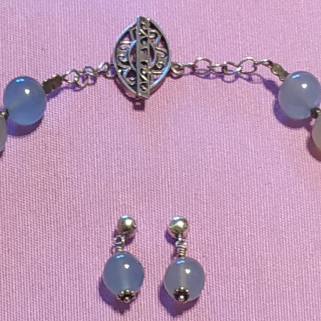 conjunto collar y pendientes