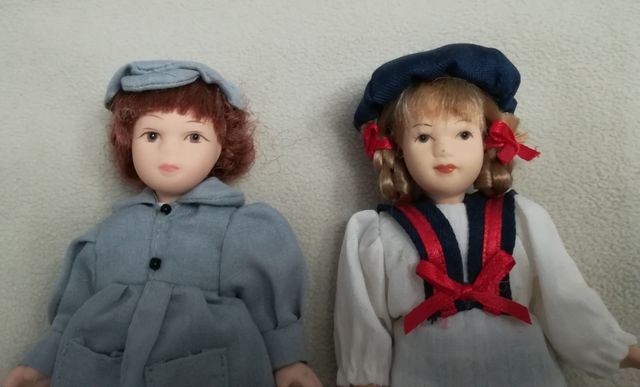 Familia de muñecos de cerámica