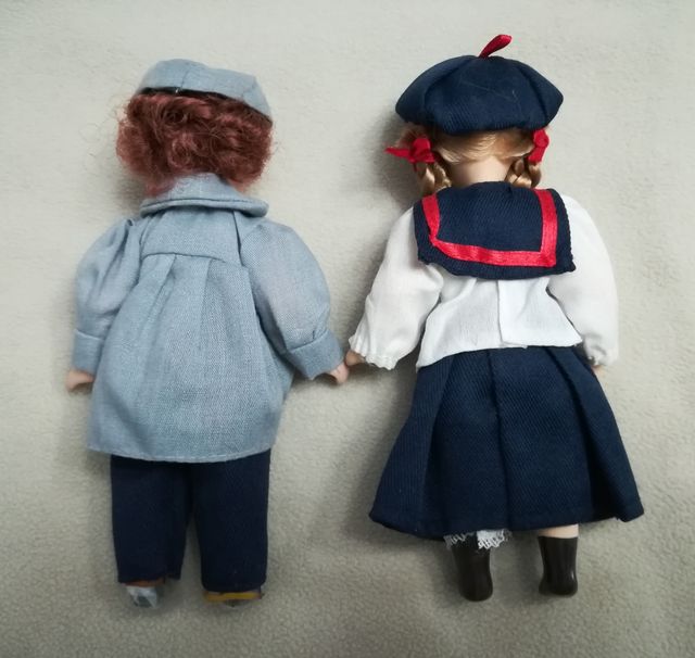 Familia de muñecos de cerámica