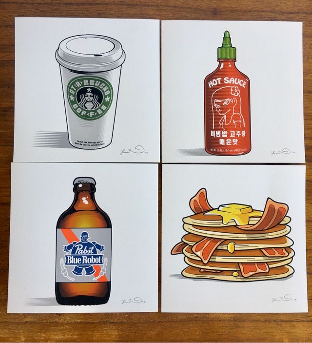 26 Láminas Fictional Food