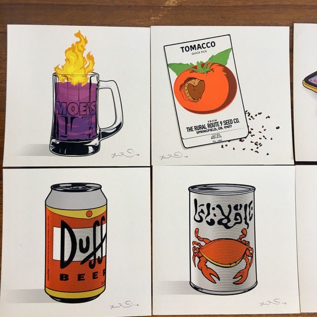 26 Láminas Fictional Food