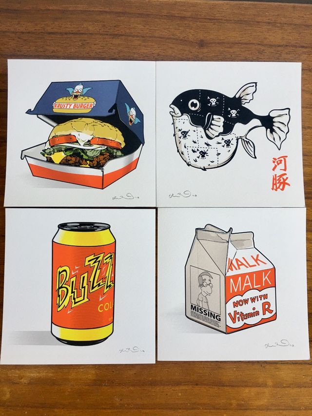 26 Láminas Fictional Food