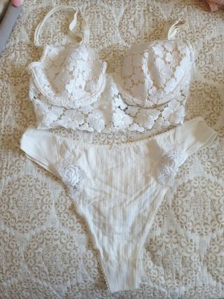 Conjunto lenceria italiana de segunda mano por 10 EUR en Madrid en WALLAPOP