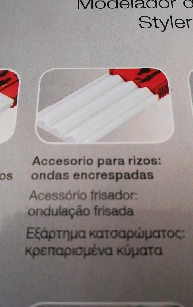 Plancha de pelo multifuncional.