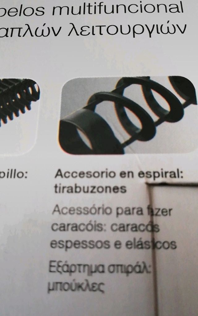 Plancha de pelo multifuncional.