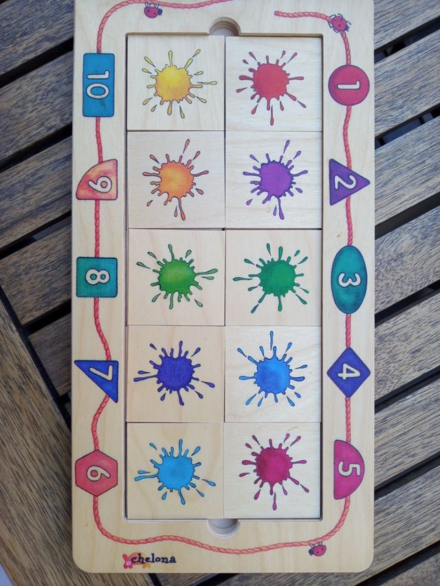 Juego de madera Ladybugs 3 juegos en uno