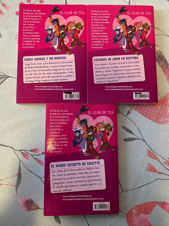 3 libros Colección "Vida en Ratford"