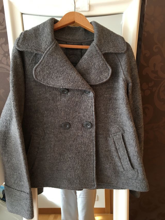 Chaquetón gris Zara