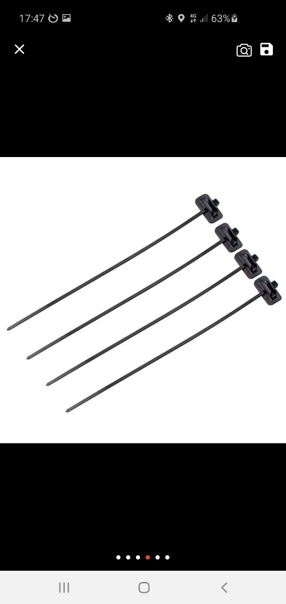 Abrazaderas cable bicicleta