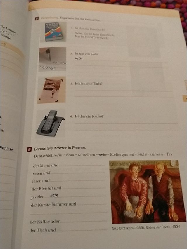 libro de Alemán A1 escuela Oficial de Idiomas