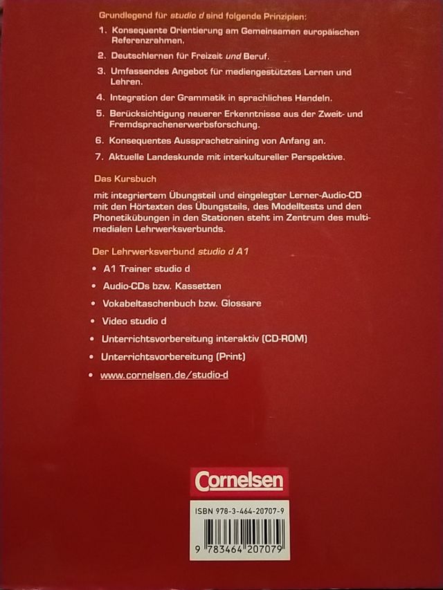 libro de Alemán A1 escuela Oficial de Idiomas