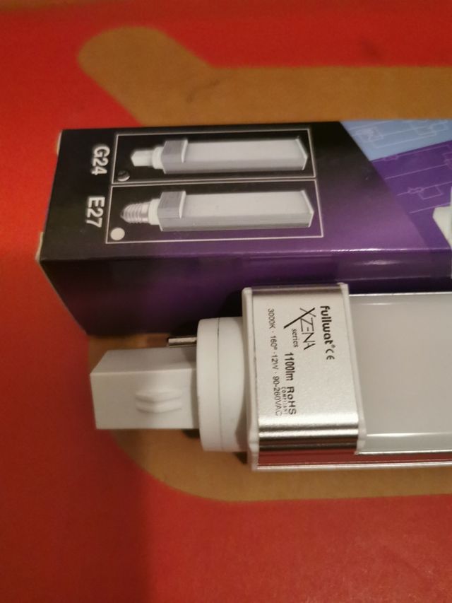 Lámpara Led Fullwat PL 12w 1100 lúm blanco calido