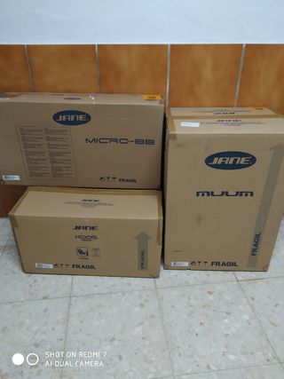 Carro trío Jane muum + bolso y burbuja lluvia de segunda mano por 280 EUR  en Algeciras en WALLAPOP