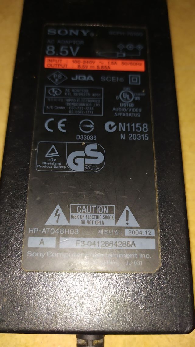 cargador de PlayStation