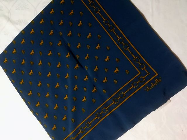 Pañuelo de "El caballo" azul marino