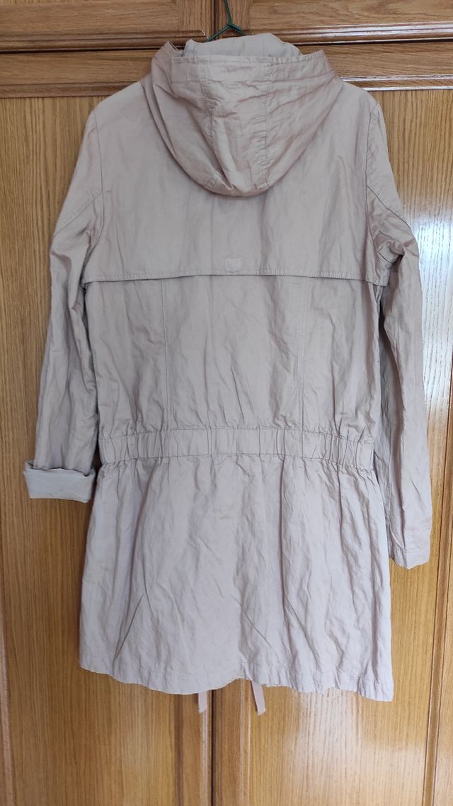 Gabardina/vestido beige