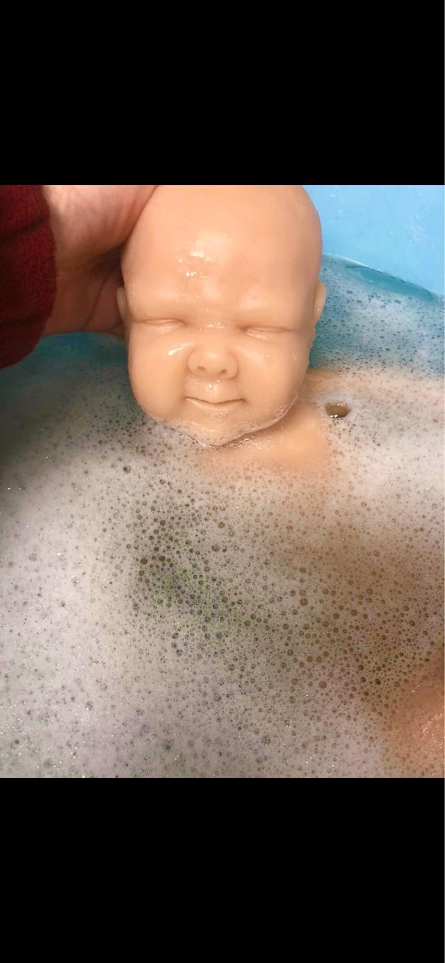 Reborn silicona en blanco 40 cm