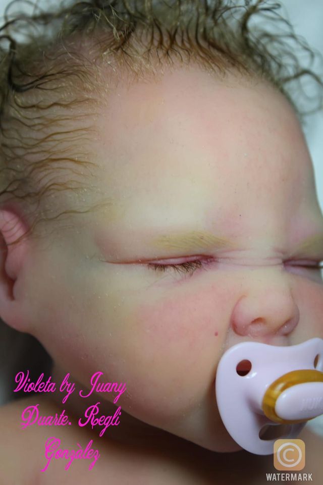 Reborn silicona en blanco 40 cm