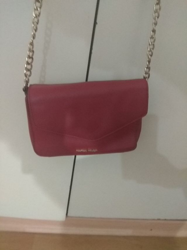 bolso plástico mango rojo