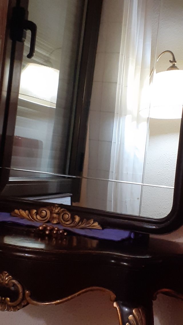 MAGNIFICA CONSOLA Y ESPEJO ESTILO ISABELINO