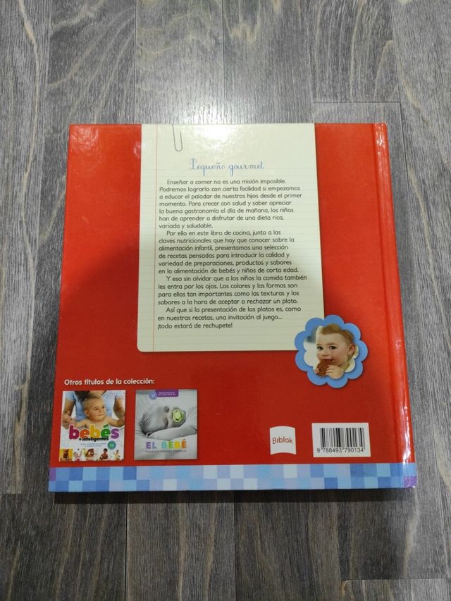 libro de recetas de comidas para bebes y niños