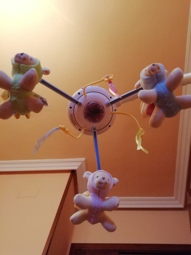 Carrusel móvil para cunas. 