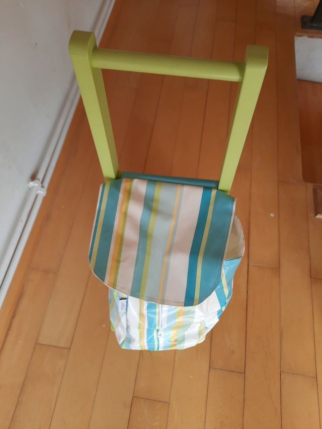 Carrito de compra de madera