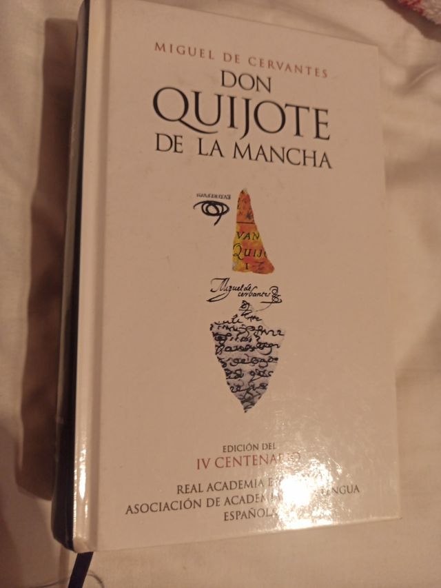 Libro Don Quijote de la Mancha.
