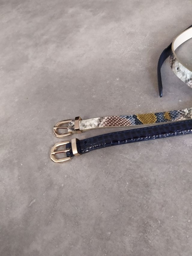 LOTE CINTURÓN (2) AZUL Y COMBINADO