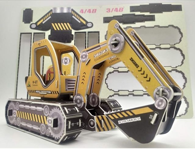 3D PUZZLE EXCAVATOR