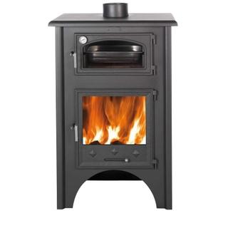 STUFA FRONTALE CON FORNO MODELLO JAEN 8KW 610X430X1