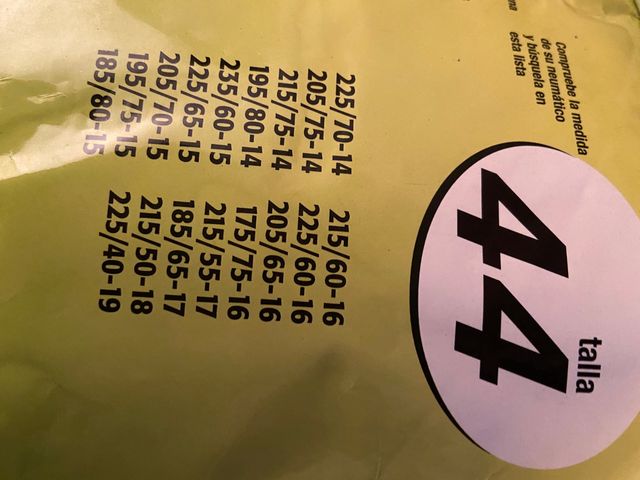 Cadenas nieve textil 4x4