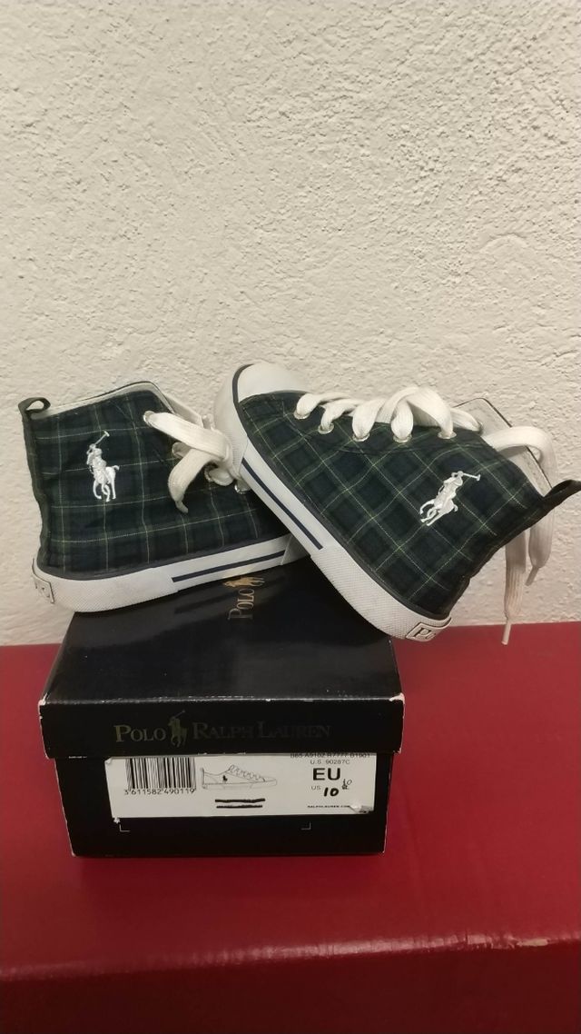 zapatillas Polo RL talla 26,5 puestas 1 día, má
