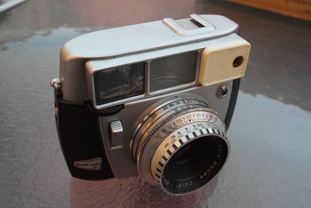 Cámara clásica alemana.BALDAMATIC II.funcionando.