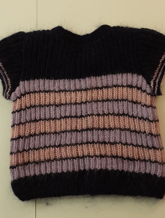 Chaleco de punto niña 6-7 años