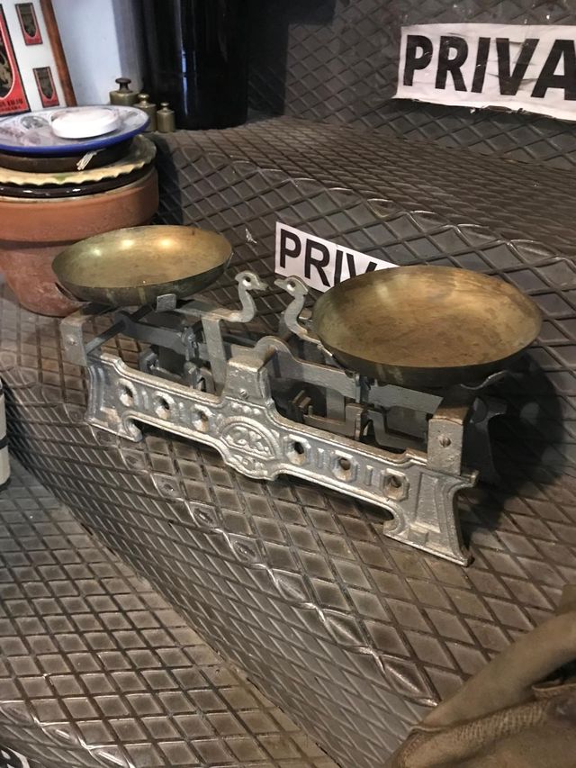 Antigua Balanza de platos SIMPLEX - 3kg - Años 40