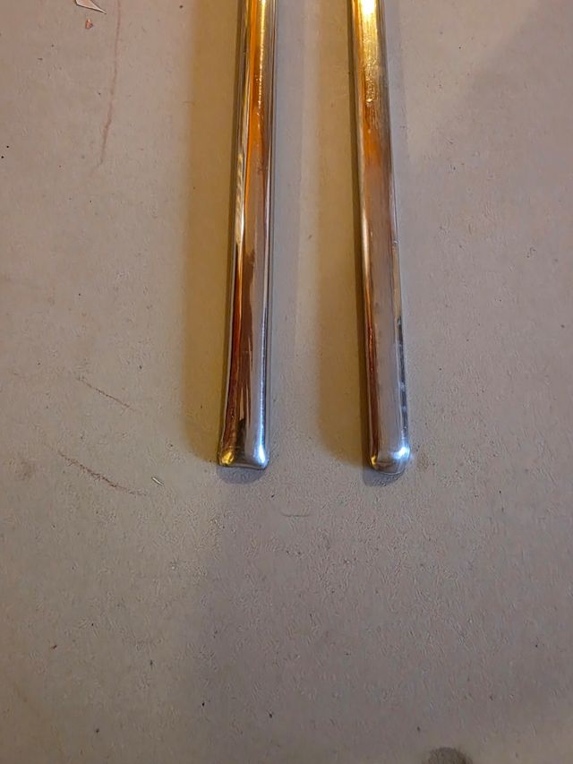 Juego molduras cromadas aletas delantera Seat 600D