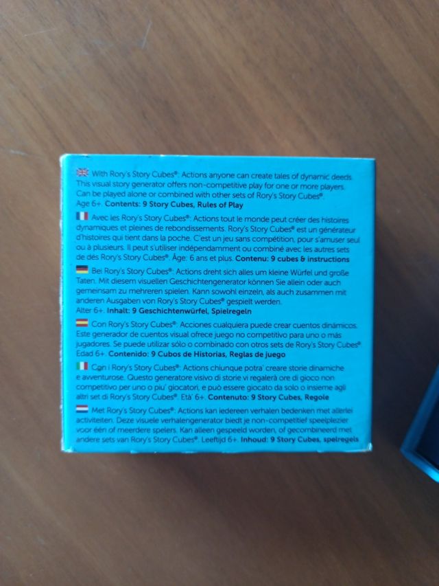 Story Cubes, joc de taula