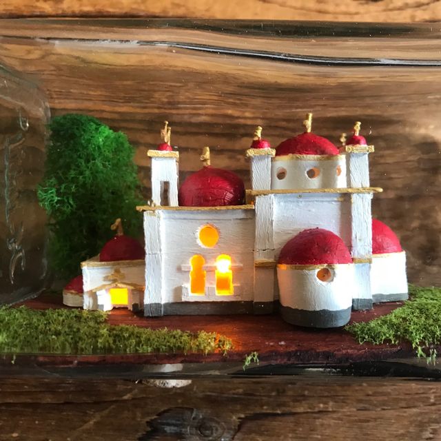 Església Ortodoxa Grega. Cafernaún. Israel. Dins a